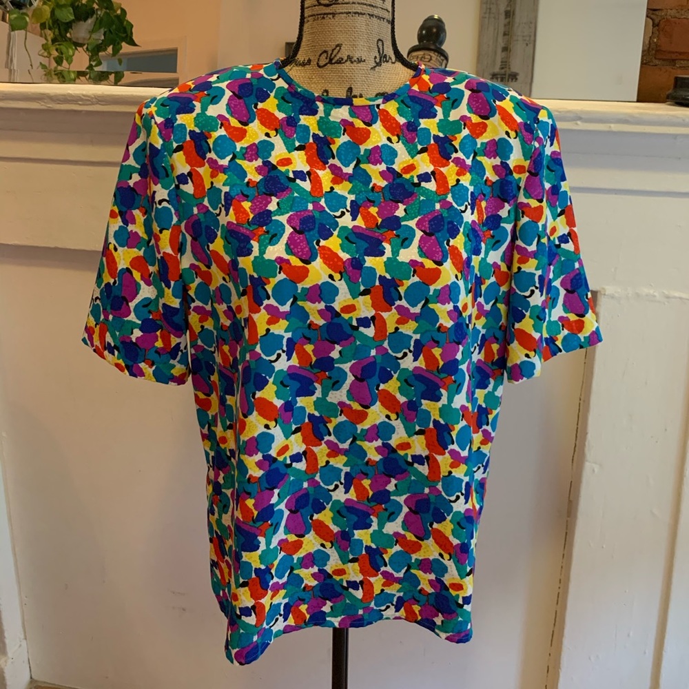 Vintage Multicolored Blouse